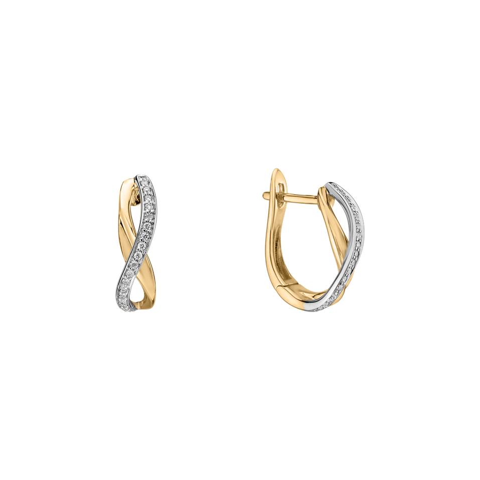 Náušnice s diamanty Infinite Glory