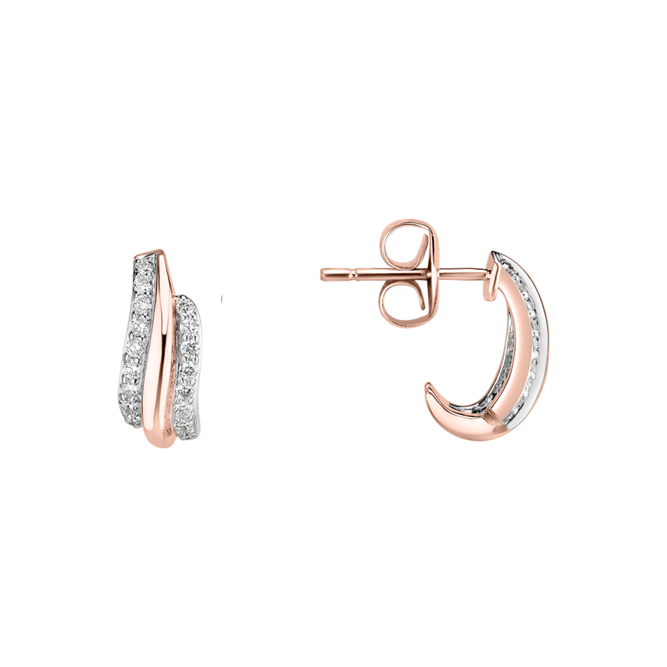 Náušnice s diamanty Sparkling Sea