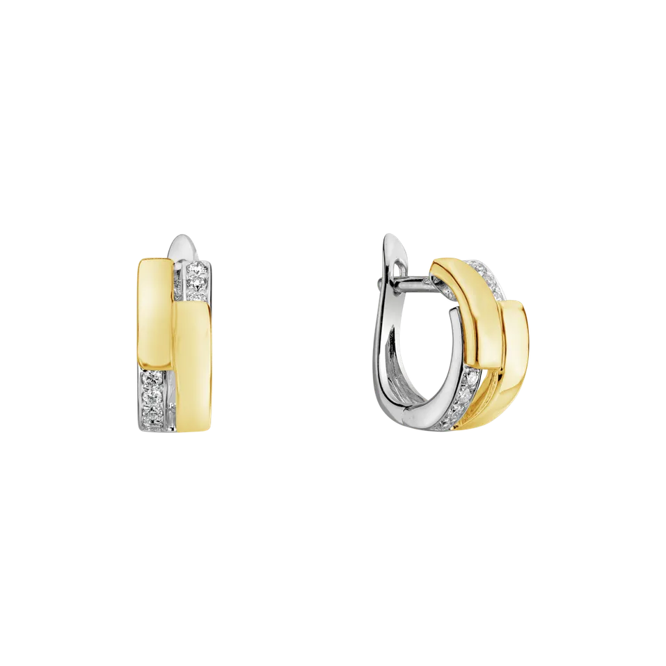 Náušnice s diamanty Star Opium