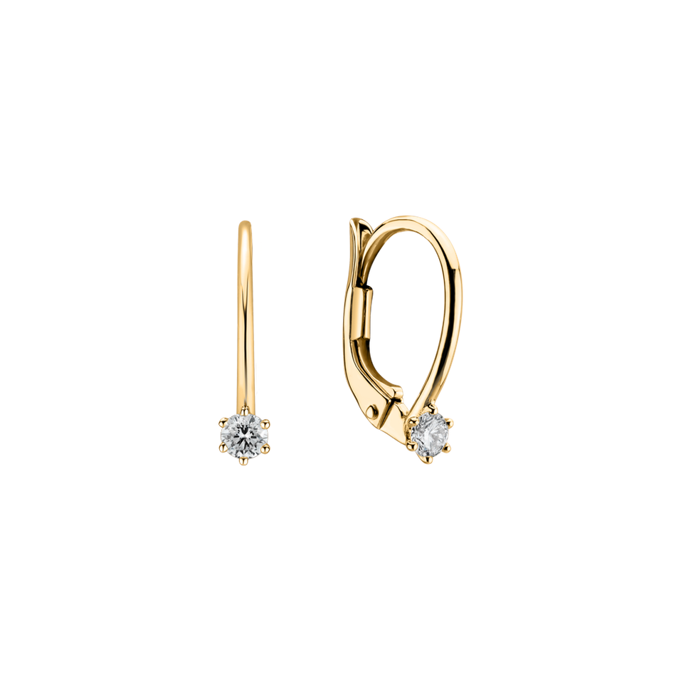 Náušnice s diamantem Everyday Glow