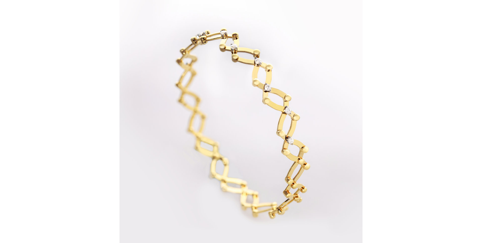 Prsten / náramek s diamanty Brevetto