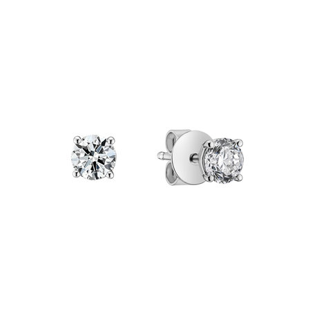 Náušnice s diamantem Essential Shine
