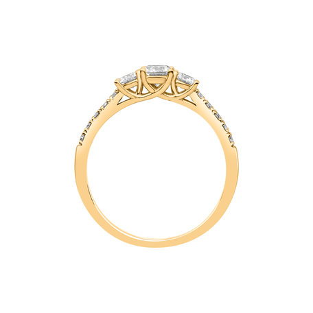Prsten s diamanty Médard