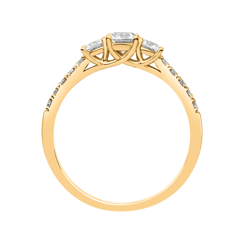 Prsten s diamanty Flare