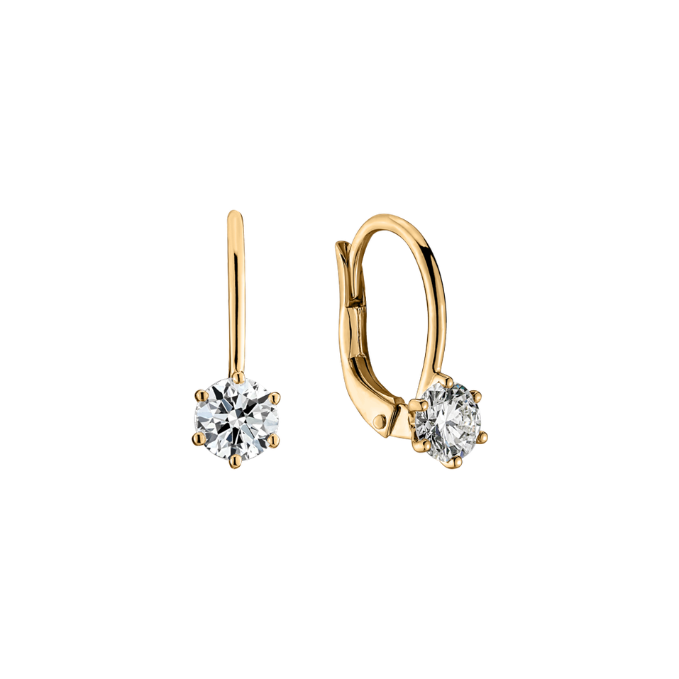 Náušnice s diamantem Everyday Glow