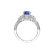 Prsten s diamanty a tanzanitem Philomène3