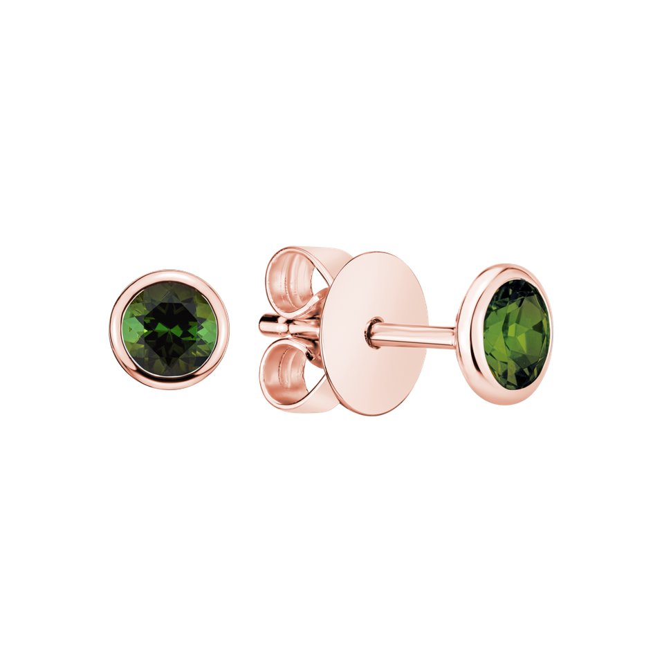 Náušnice s turmalínem Shiny Dots