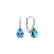 Náušnice s diamanty a topazem Tearfall3