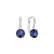 Náušnice s diamanty a safírem Carlo3
