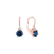 Náušnice s diamantem a topazem Midnight Serenity3