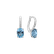 Náušnice s diamanty a topazem Lauriene3