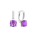 Náušnice s diamanty a ametystem Calypso3