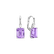 Náušnice s diamantem a ametystem Royal Anne3