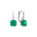 Náušnice s diamantem a smaragdem Cassian3