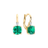 Náušnice s diamantem a smaragdem Cassian3