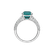 Prsten s diamanty a turmalínem Seafoam Spark3
