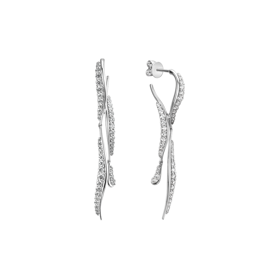 Náušnice s diamanty Aurora Falls