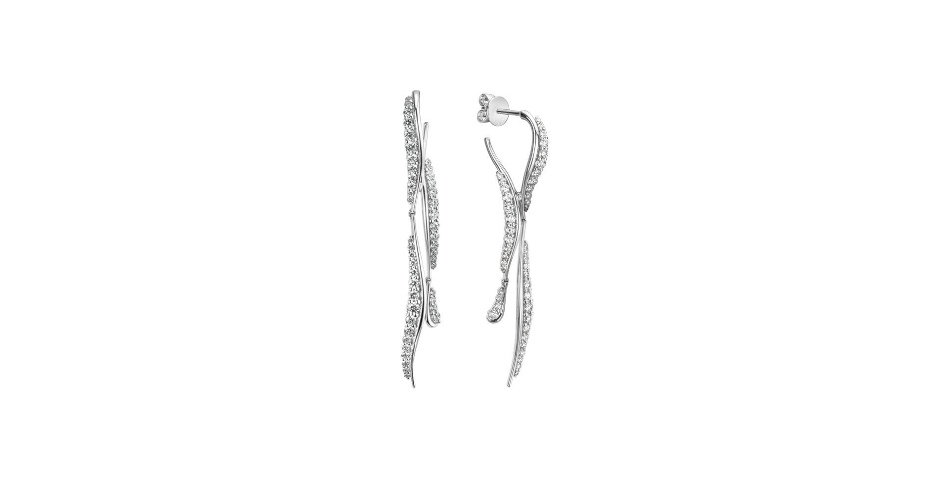 Náušnice s diamanty Aurora Falls