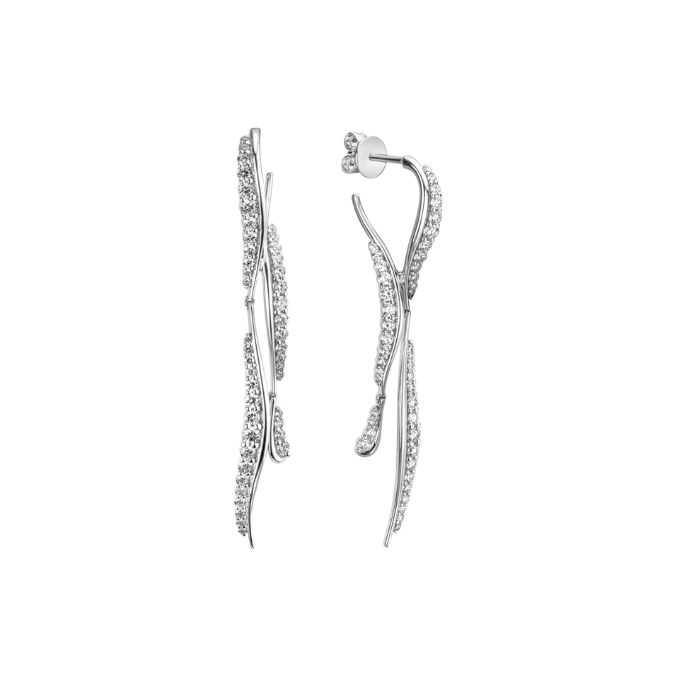 Náušnice s diamanty Aurora Falls