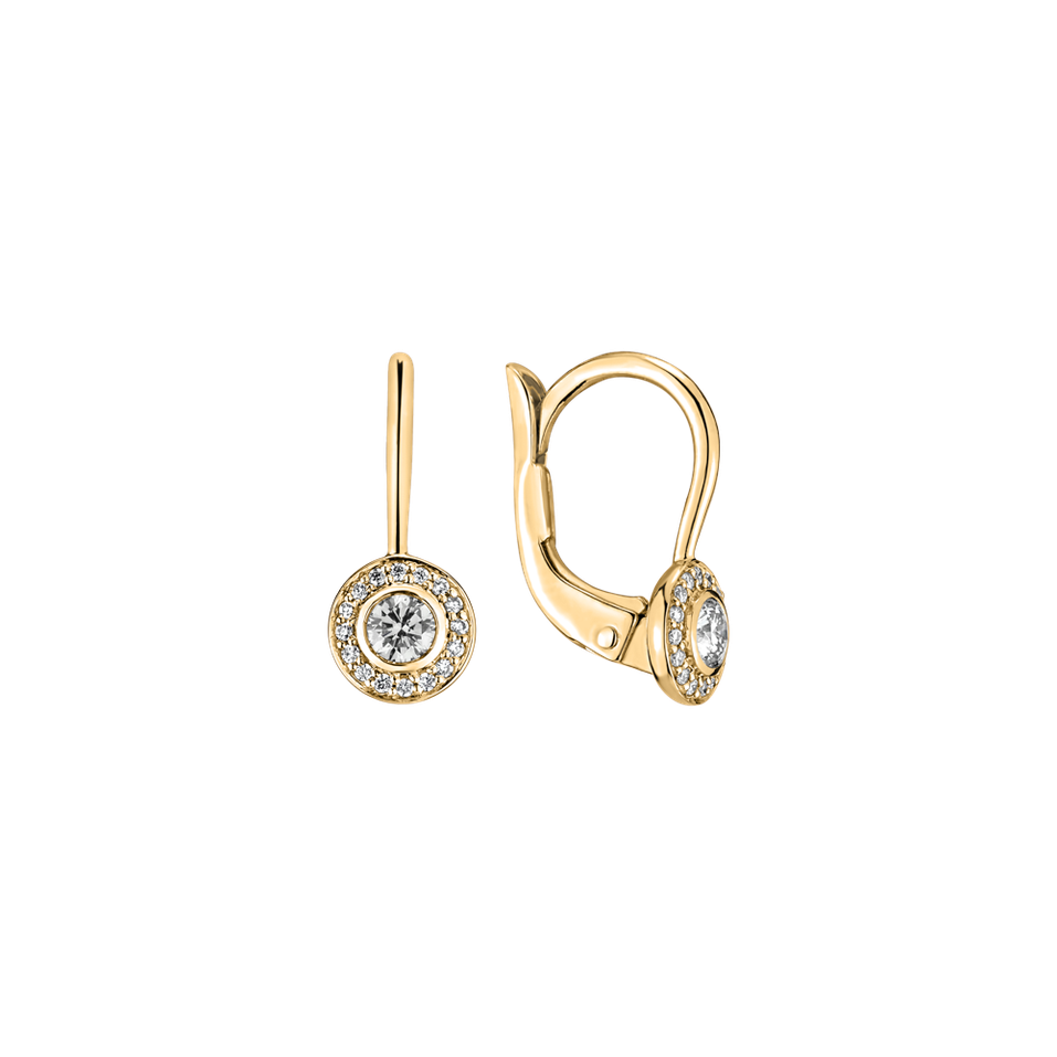 Náušnice s diamanty Alora