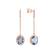 Náušnice s diamanty a ametystem Silvia3