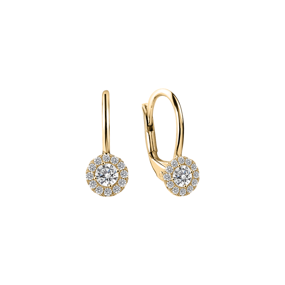 Náušnice s diamanty Tansarville