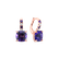 Náušnice s diamanty a ametystem Imelda3