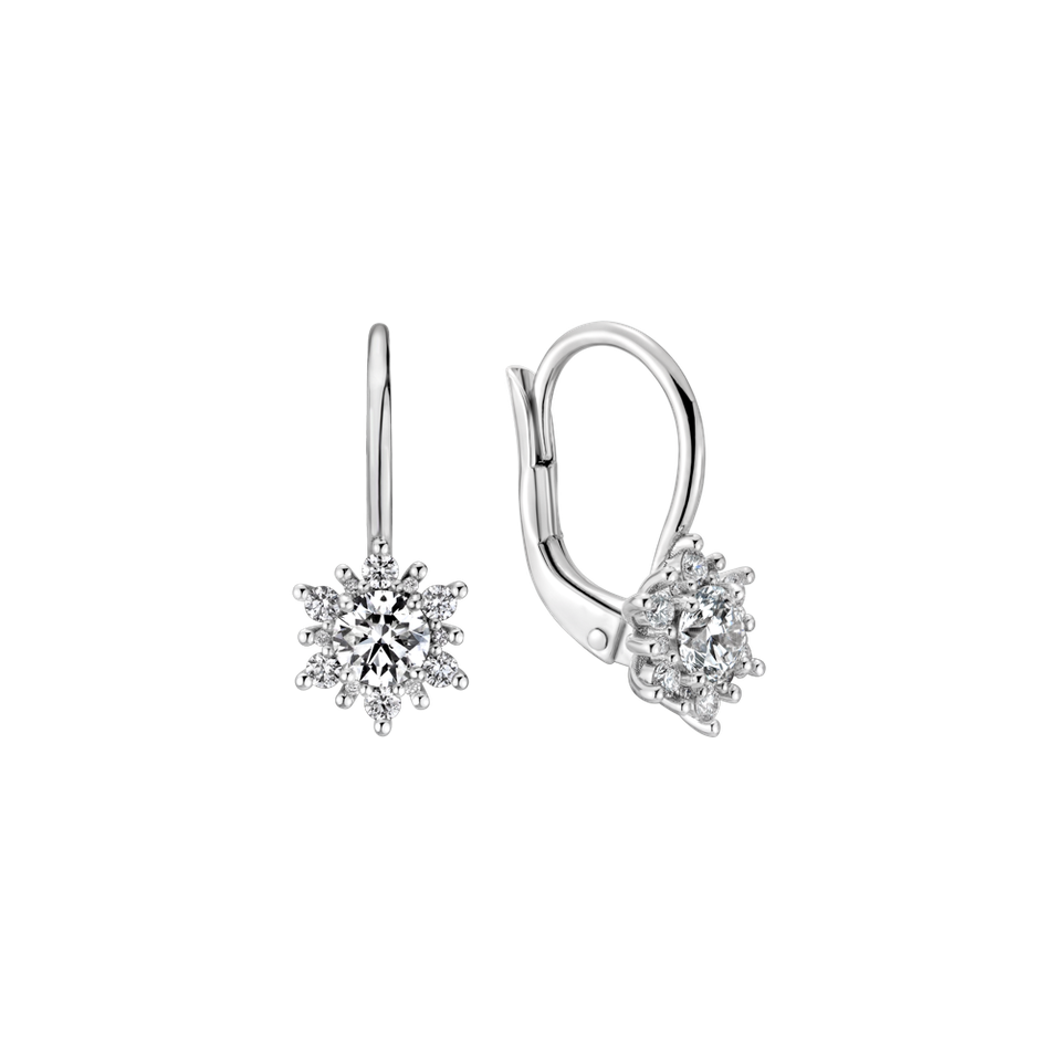 Náušnice s diamanty Winter Fairytale