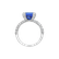 Prsten s diamanty a tanzanitem Ocean Muse3