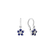 Dětské náušnice s diamantem a safíry Lovely3