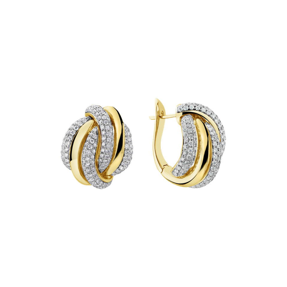 Náušnice s diamanty Class One