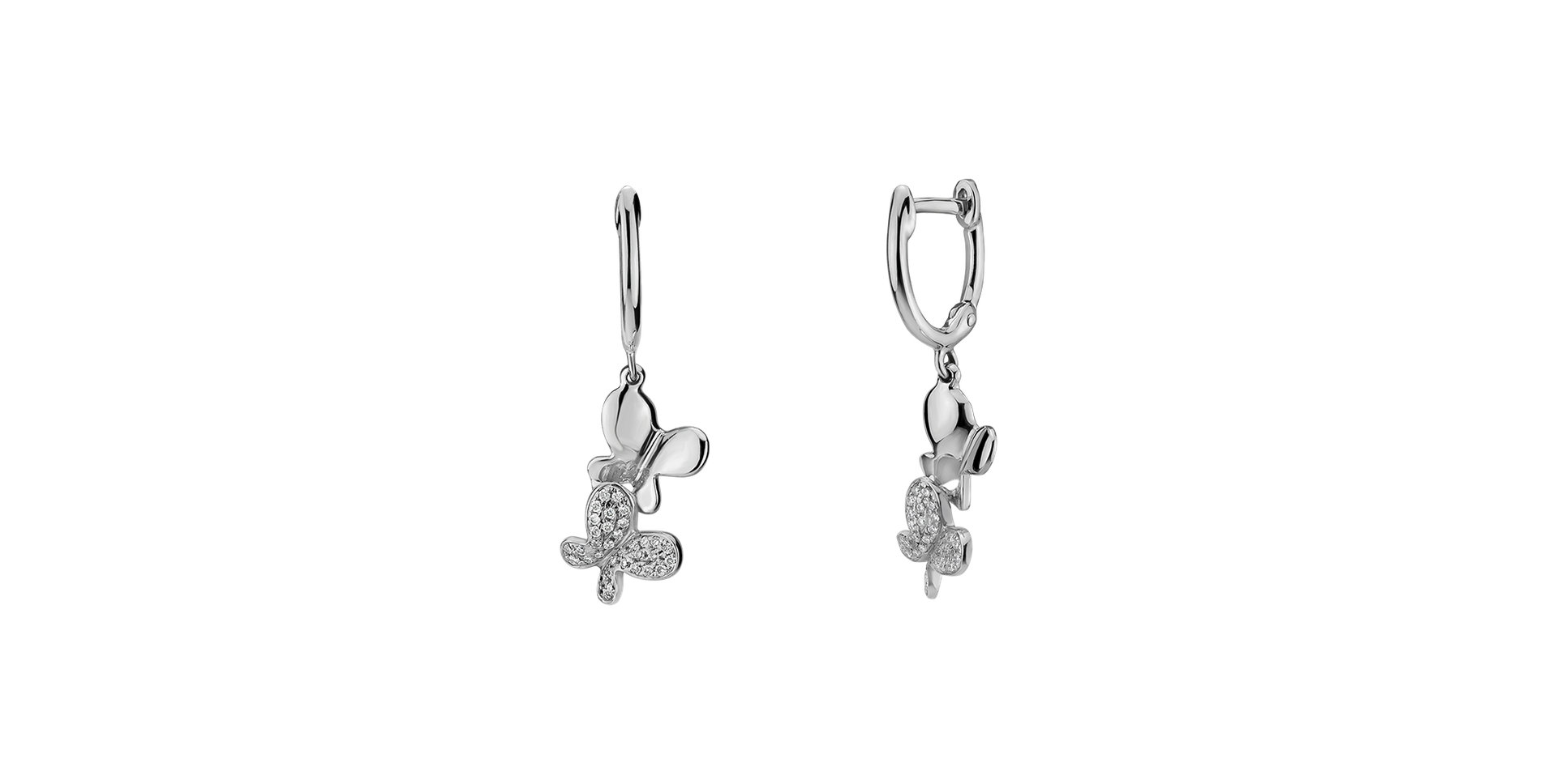 Náušnice s diamanty Fantastic Gem