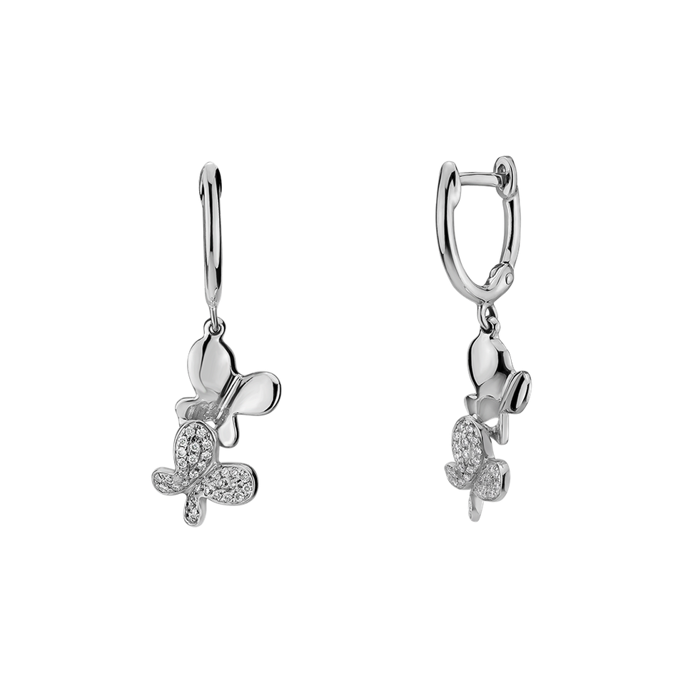 Náušnice s diamanty Fantastic Gem