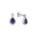 Náušnice s diamanty a iolitem Shine Secret3