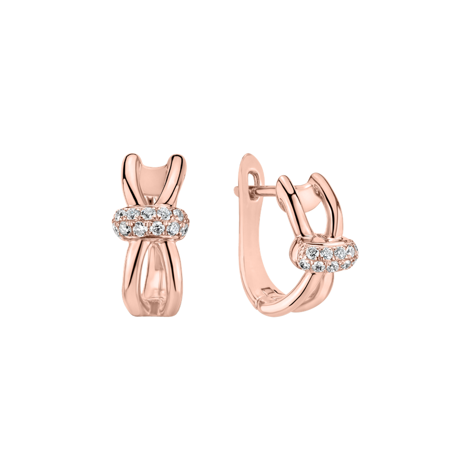 Náušnice s diamanty Lucindel
