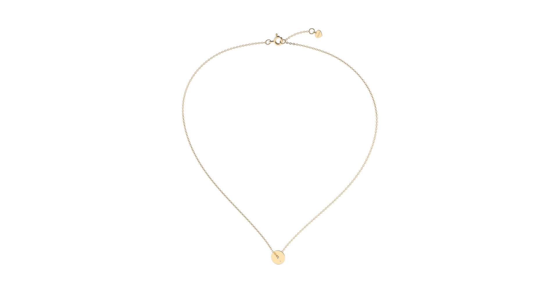 Náhrdelník s diamantem My World