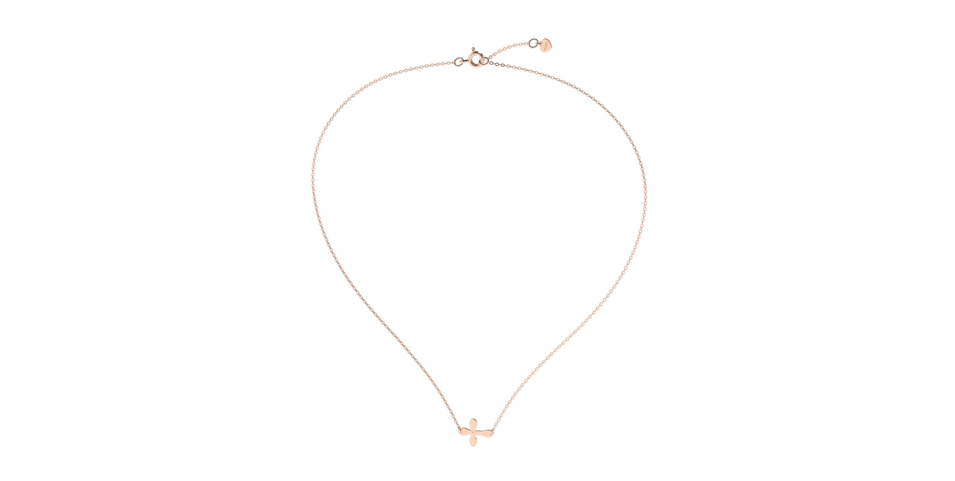 Náhrdelník s diamantem Pomp Religion