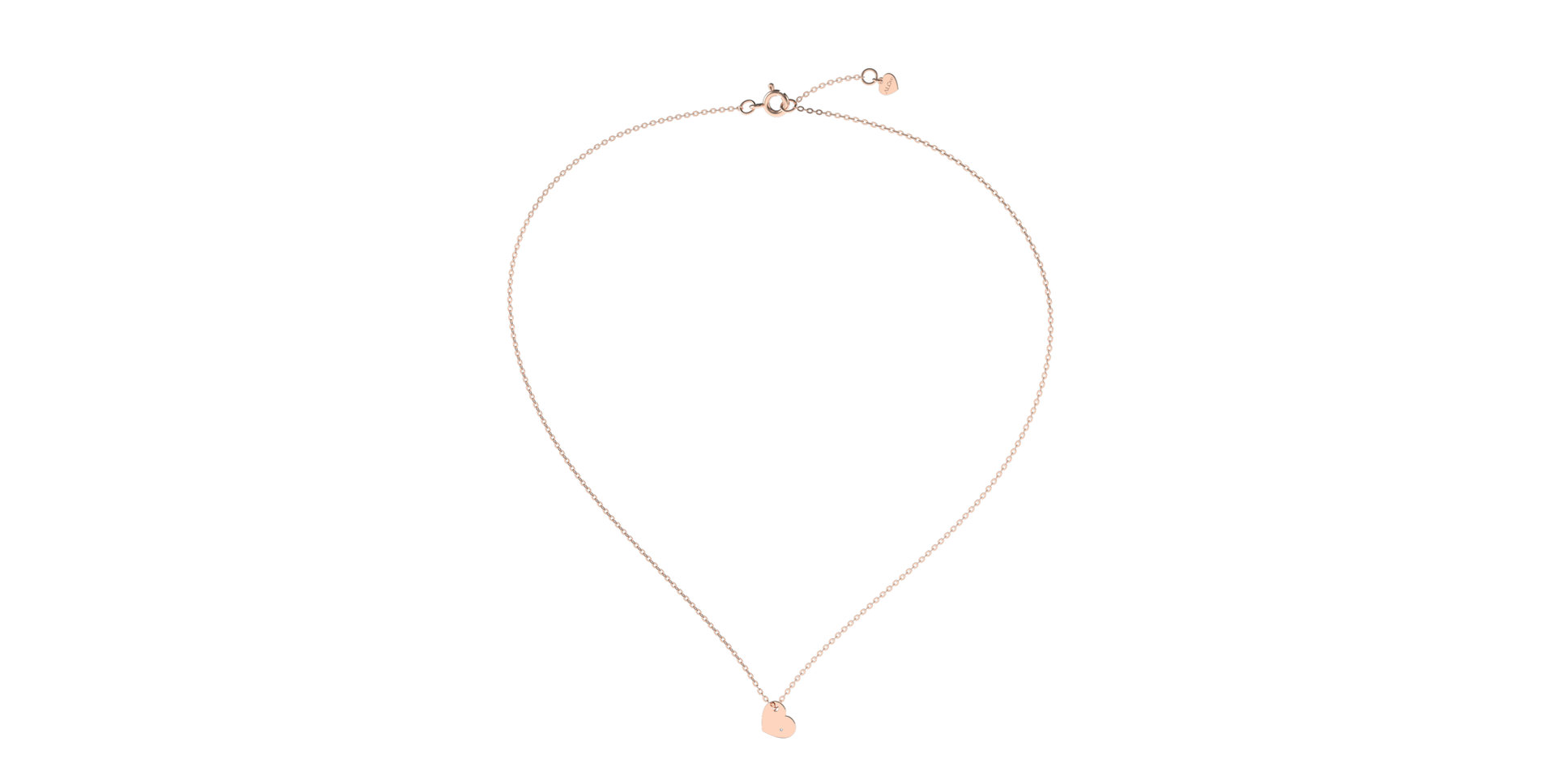 Náhrdelník s diamantem Promise Love