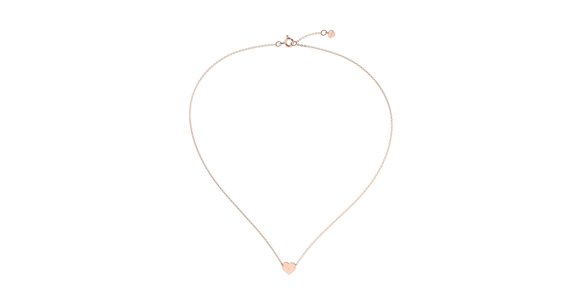 Náhrdelník s diamantem My Love