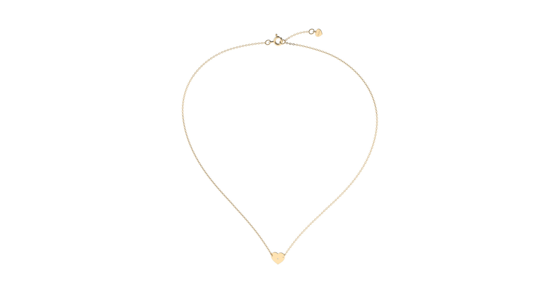 Náhrdelník s diamantem My Love