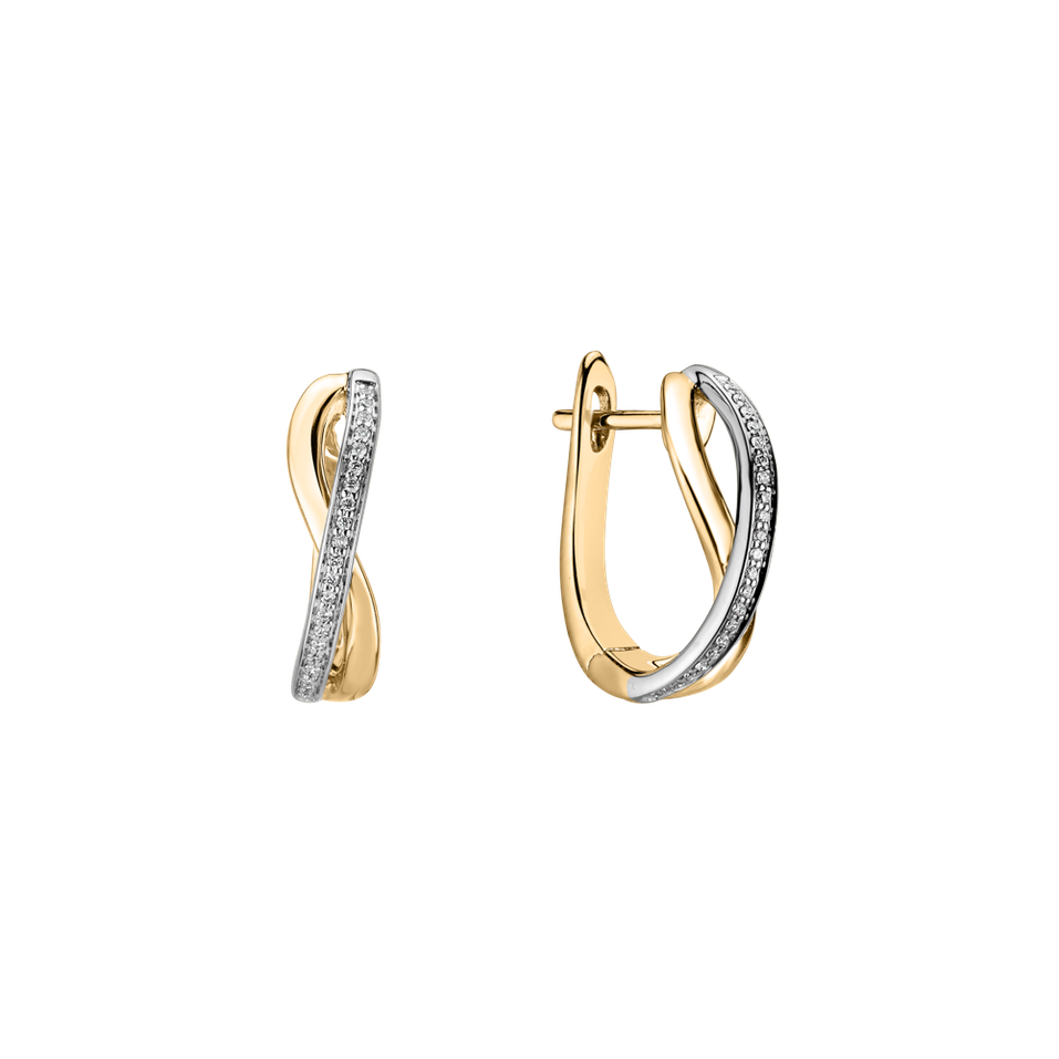 Náušnice s diamanty Royal Node