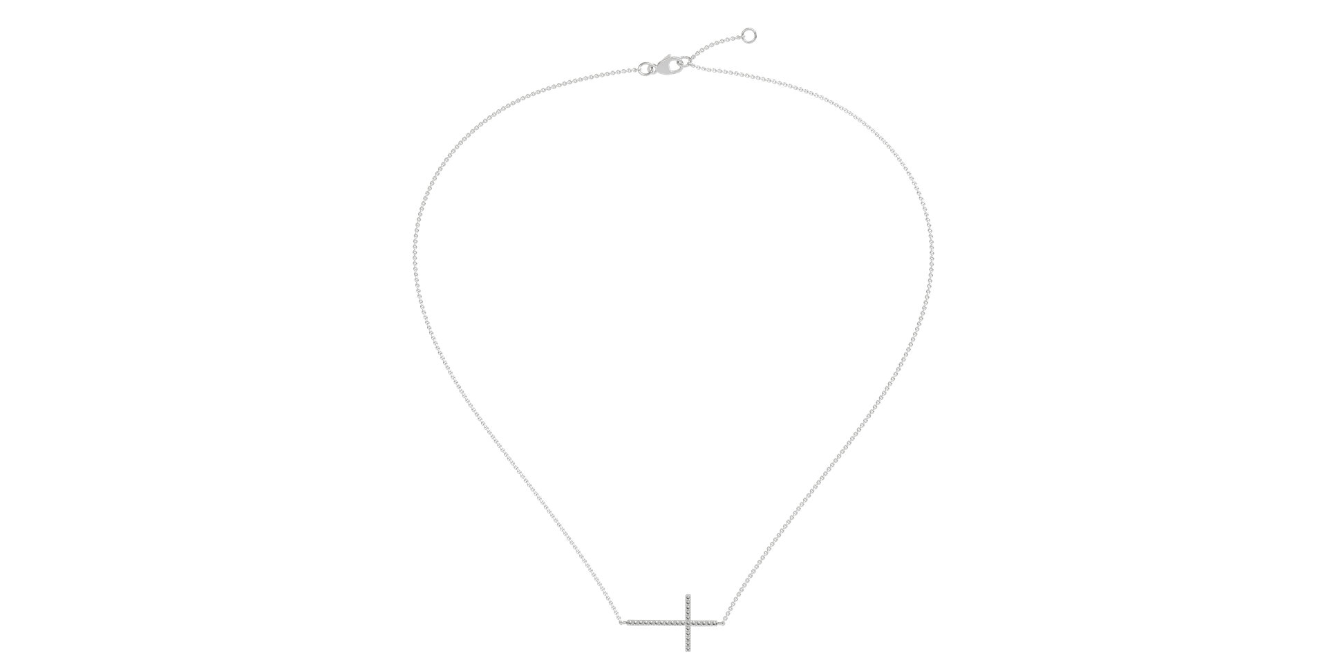 Náhrdelník s diamanty Cross