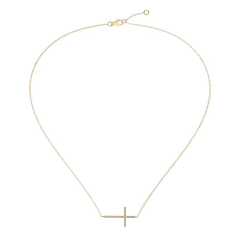Náhrdelník s diamanty Cross