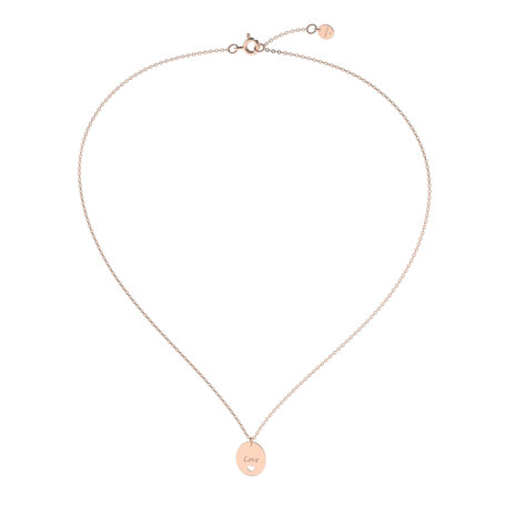 Náhrdelník s diamantem Amour Signature