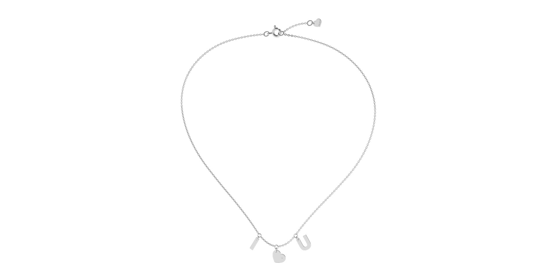 Náhrdelník s diamantem Amour