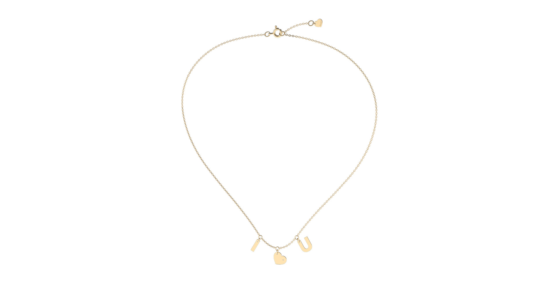 Náhrdelník s diamantem Amour