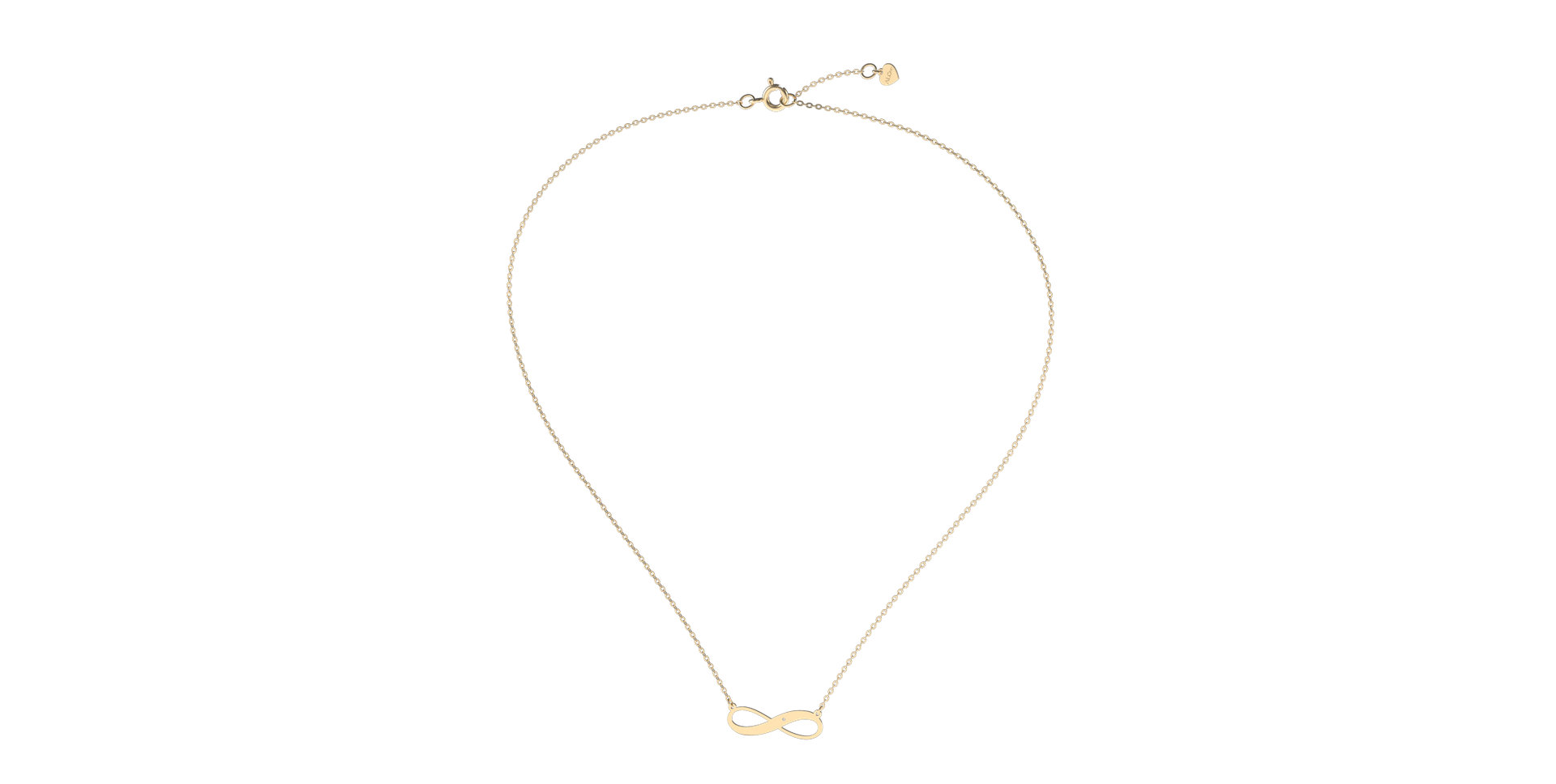 Náhrdelník s diamantem Infinite Space