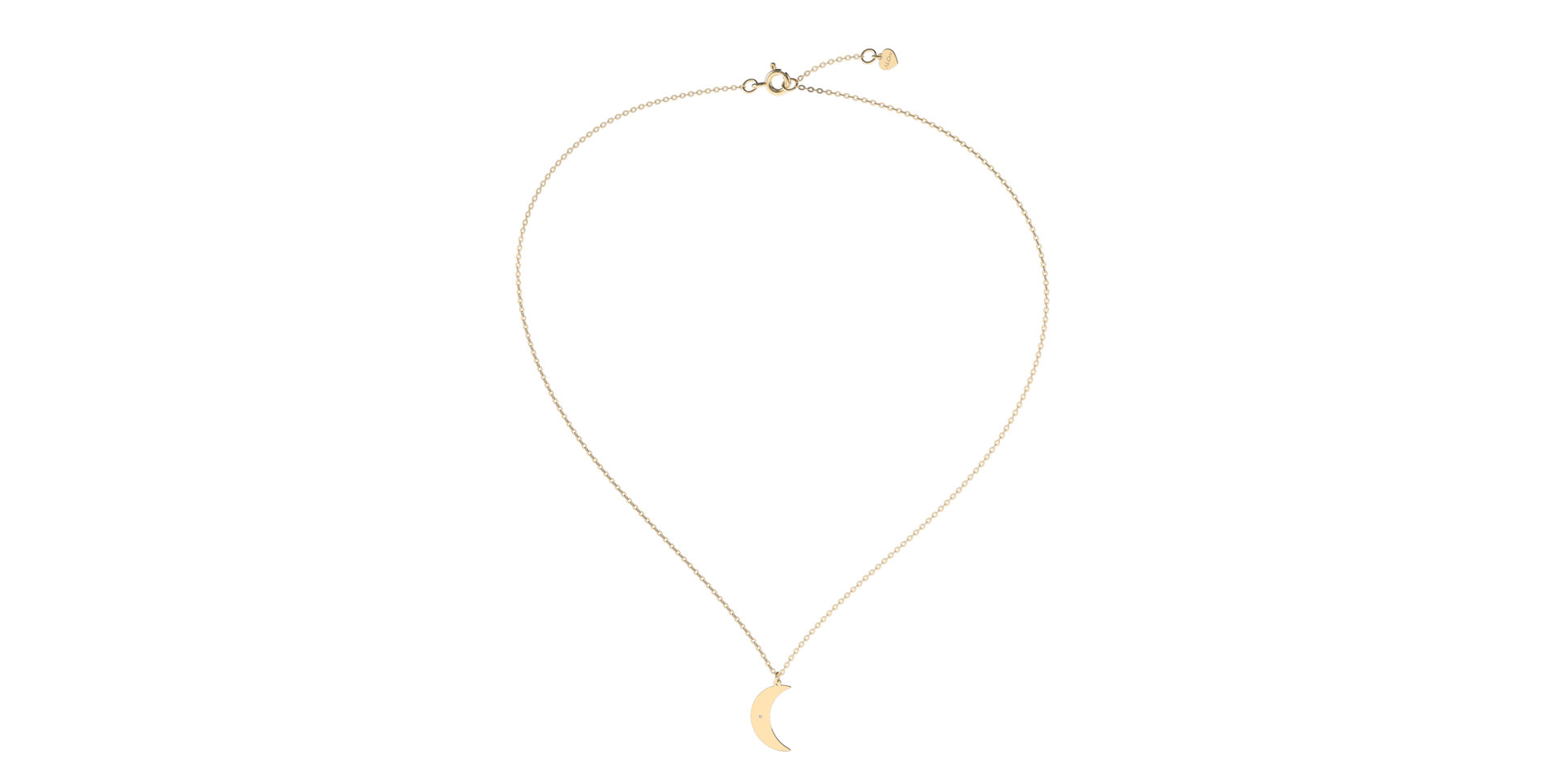 Náhrdelník s diamantem Amazing Moon