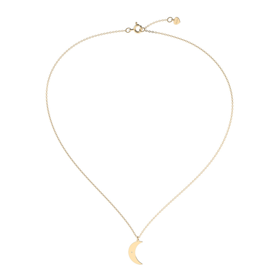 Náhrdelník s diamantem Amazing Moon