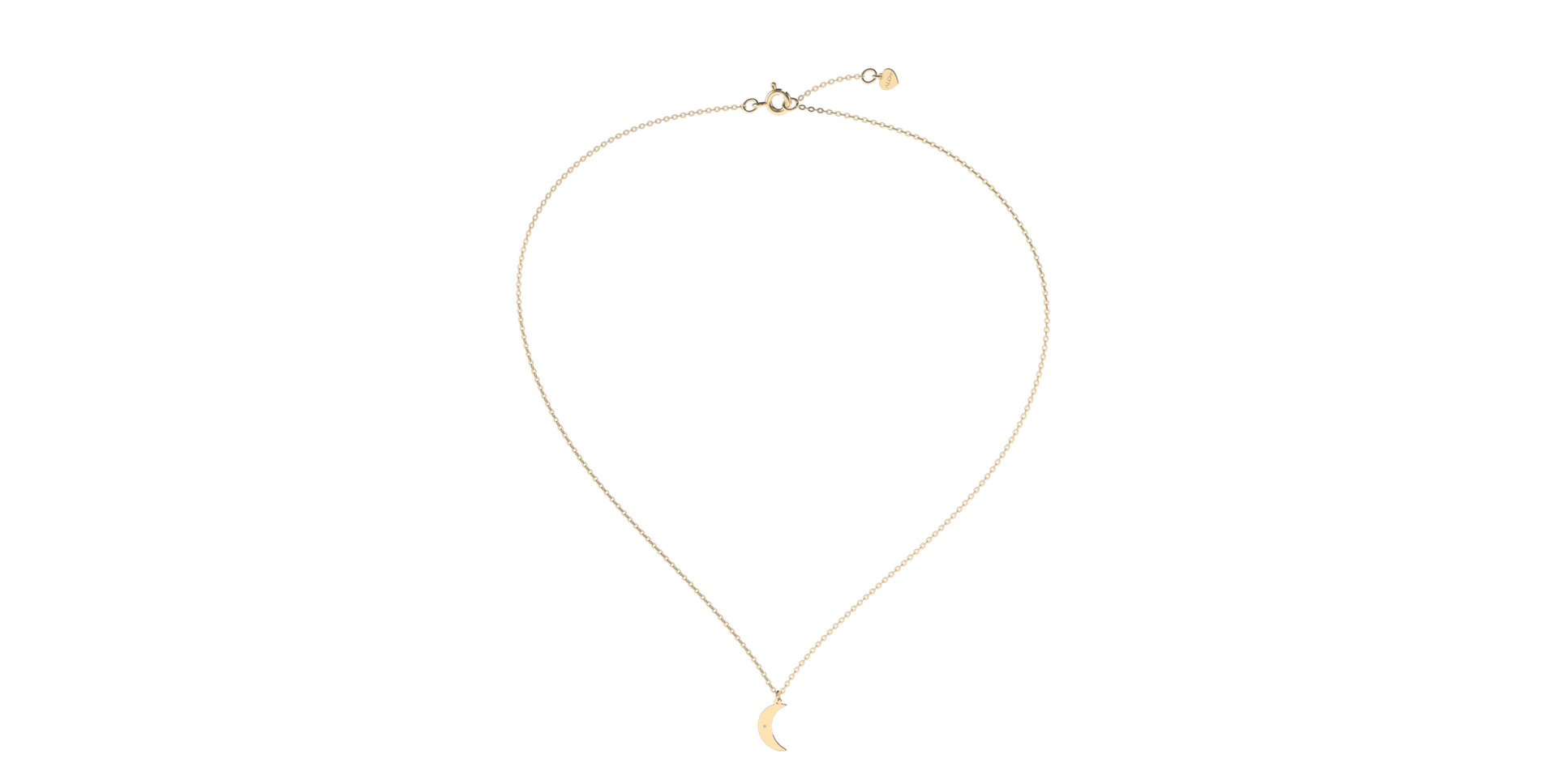 Náhrdelník s diamantem Miracle Moon